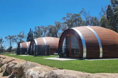 Aussie Wine Lovers Can Now Sip and Sleep in Luxurious Oversized Barrels