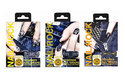 Nail Wraps Motif Jeans