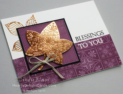 Heart's Delight Cards, Falling for Leaves, Merry Christmas to All, Stampin' Up!