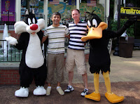 With Sylvester and Daffy