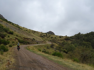 Llegando al Collado de la Mata