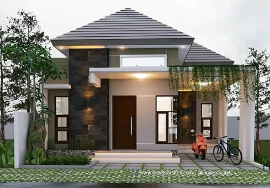 rumah minimalis terbaru 1 lantai