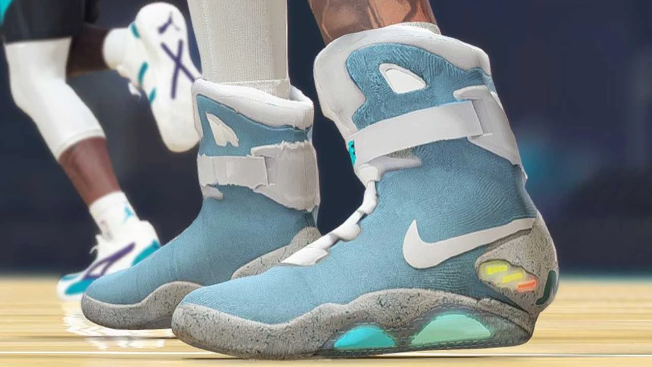 NBA 2K23 Nike Air Mag Shoes Back to the Future
