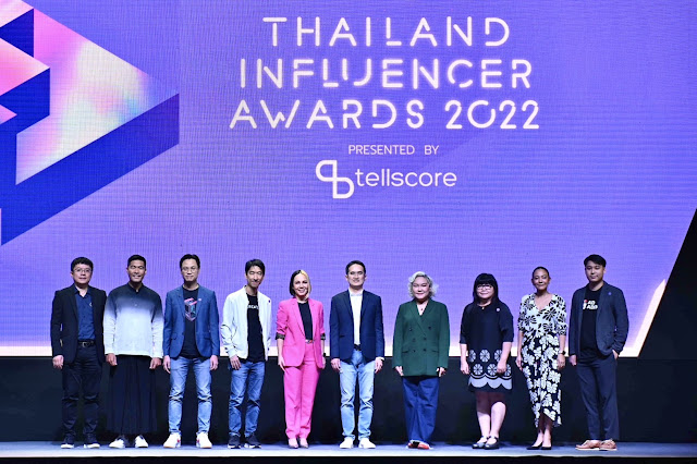 Tellscore จัดงานประกาศรางวัลแห่งปี “Thailand Influencer Awards 2022”  หนุนอินฟลูเอนเซอร์ไทยและเอเชียแปซิฟิก พร้อมสร้างมาตรฐานคอนเทนต์ที่ดี 