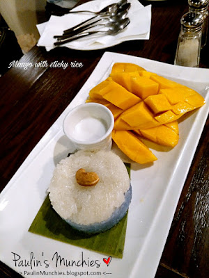 Paulin's Muchies - Bangkok: ThaiThyme Restaurant at Terminal 21 - Mango sticky rice