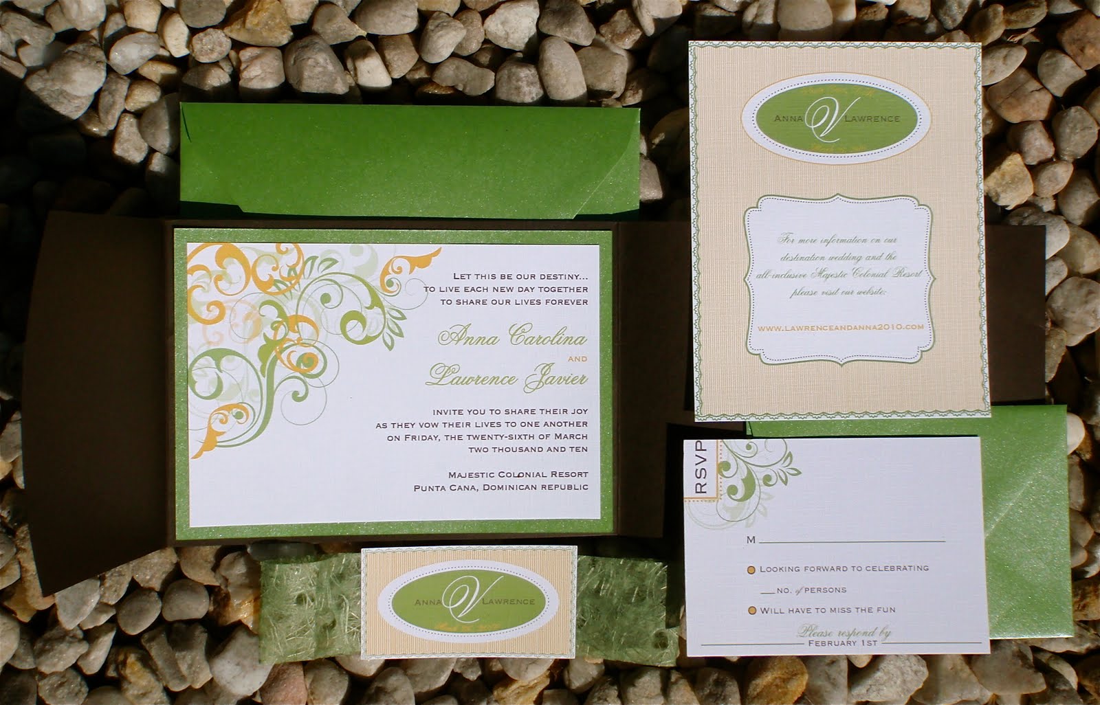 Fold Wedding Invitation