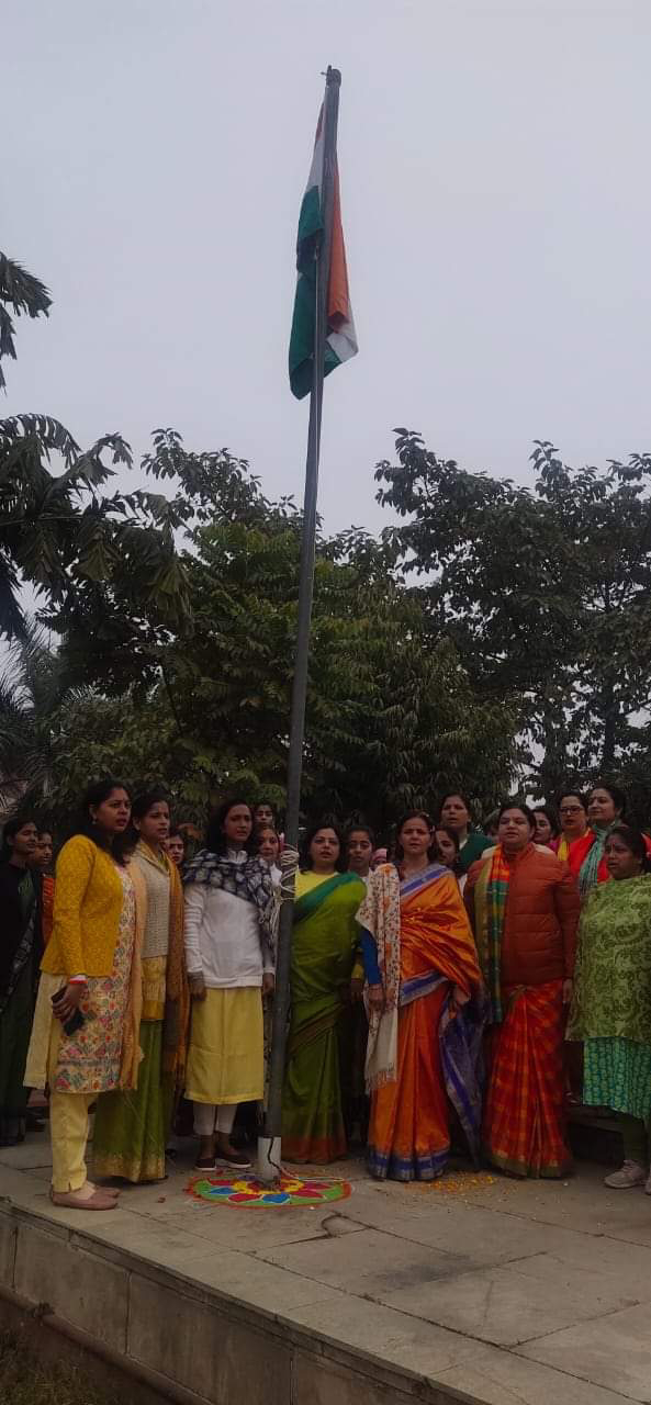सावित्री बाई फुले बालिका इंटर कॉलेज, में 74 वा गणतंत्र  दिवस मनाया गया