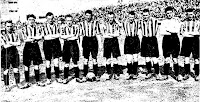 SUNDERLAND A. F. C. - Temporada 1933-34 - ESPAÑA 3 SUNDERLAND 3 - 13/05/1934 - Partido amistoso de preparación para el Mundial de 1934 - Bilbao, Vizcaya, estadio San Mamés