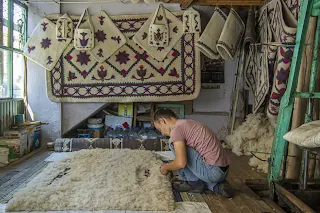 The art of wool felting is being lost in Morocco