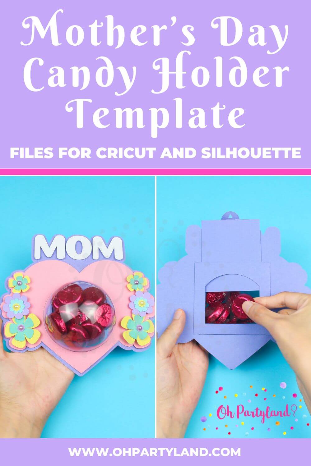 Mother's day Candy holder template