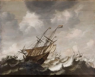 Tempestad de Ludolf Backhuysen