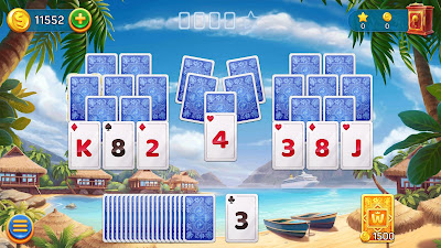 solitaire cruise ゲーム画面