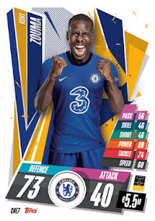 Topps Match Attax 2020-2021 Chelsea FC Set