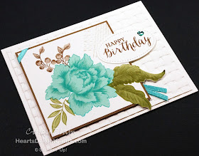 Heart's Delight Cards, Altenew Peony Bouquet, Rose Wonder, Burlap, Sale-A-Bration Second Release 2018, Stampin' Up!