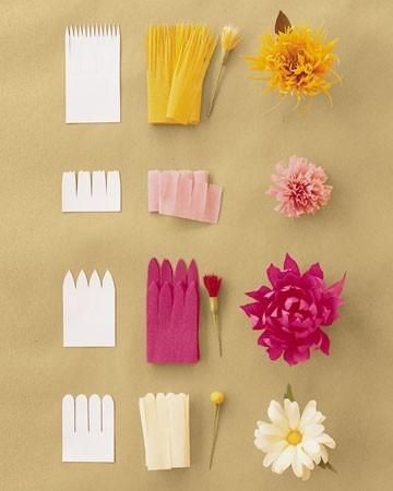 Como fazer flores de papel