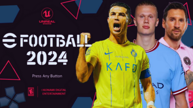 تحميل لعبة  PES 2024 مهكرة للاندرويد و للايفون وللكمبيوتر APK من ميديا فاير