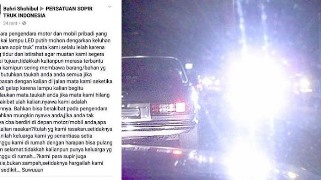 Curhatan Supir Truk Untuk Pengguna Motor dan Mobil Pribadi Ini Jadi Viral di Media Sosial