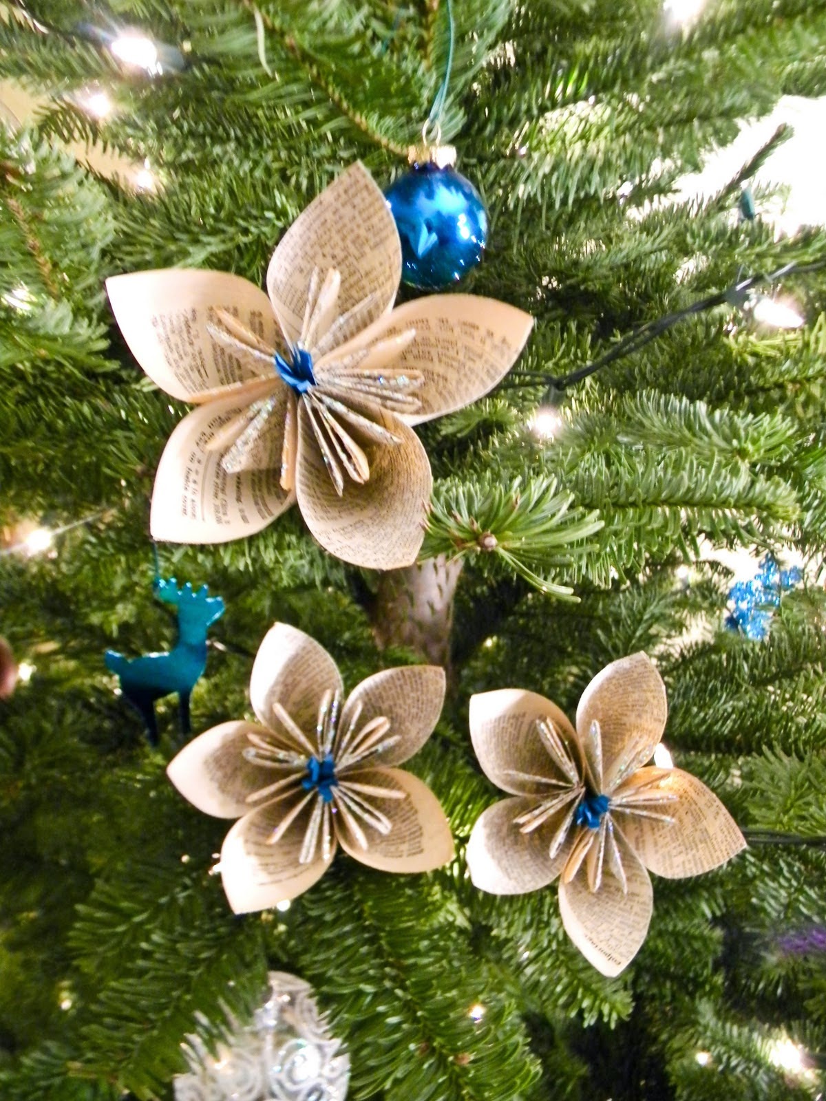 Paper craft Christmas ornament ideas ~ Creative Art and 