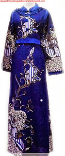 Model baju batik gamis modern