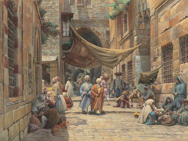 King David Street Jerusalem by Gustav Bauernfeind