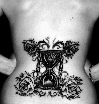 Hourglass Tattoos for Girls