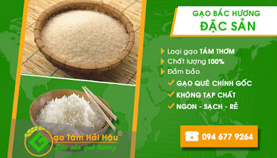 Đại lý bán buôn các loại gạo bắc hương tại Hải Hậu Nam Định