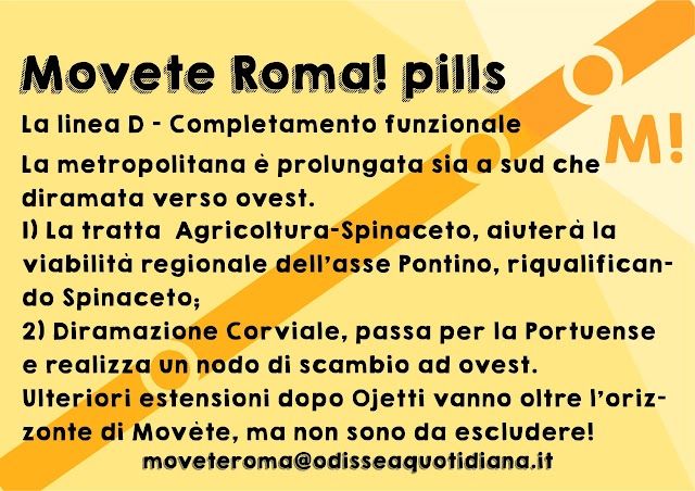 Movète Roma Pillola, numero 9, Il completamento della metro D