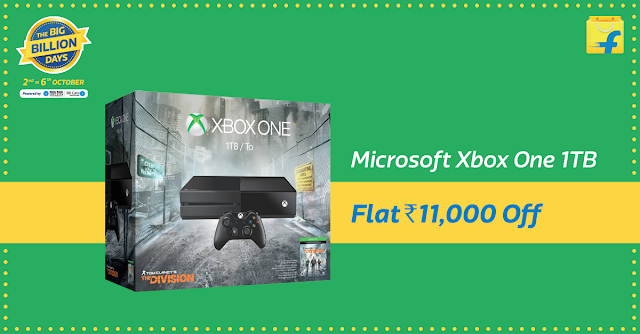 flipkart xbox microsoft 1tb big billion day