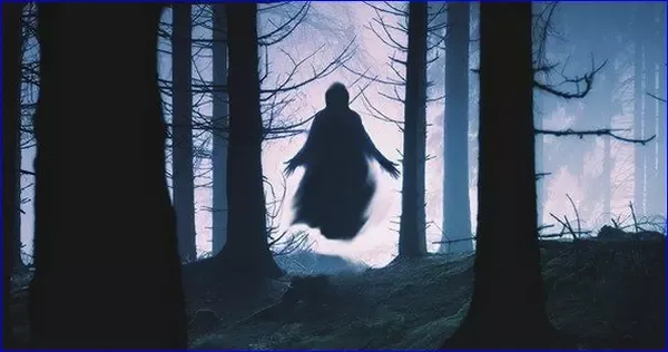 Fantasma en bosque. Historias reales de fantasmas.