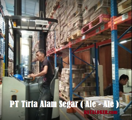 INFO Loker Driver Forklift di PT Tirta Alam Segar ( Ale - Ale ) Kawasan MM2100 Cibitung