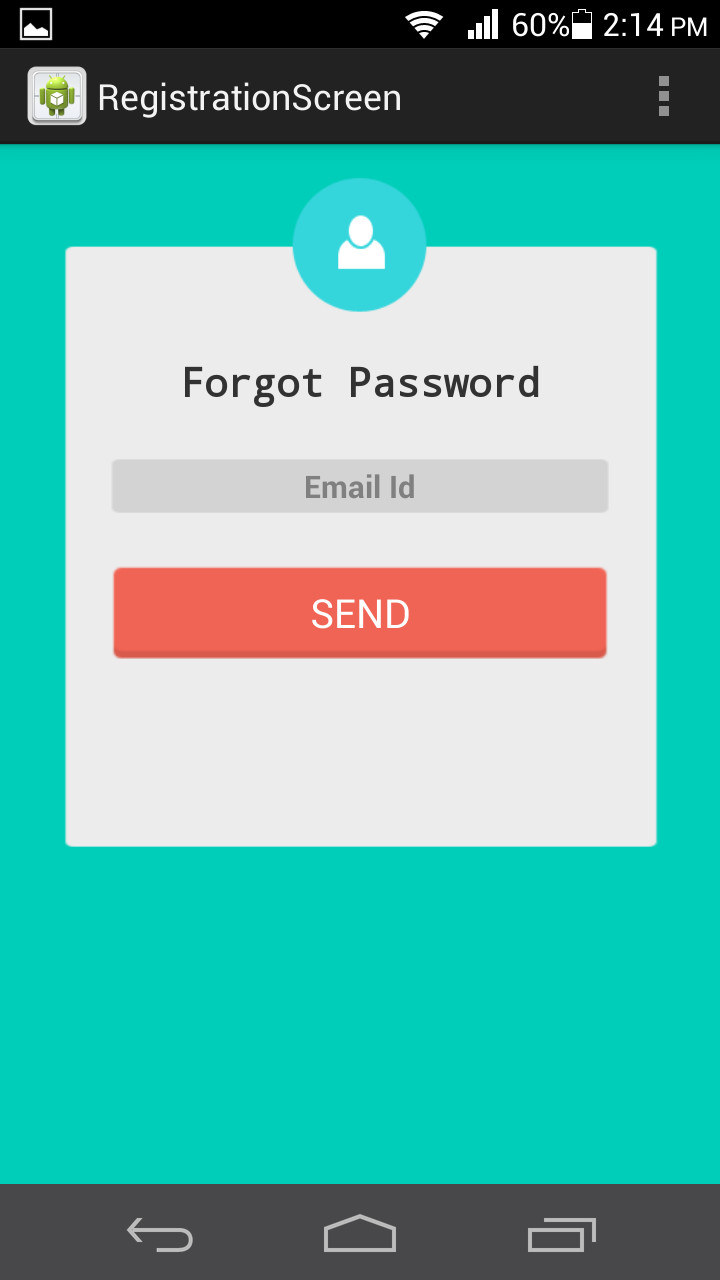 Saurabh Tomar: Registration Login and Forgot password UI ...