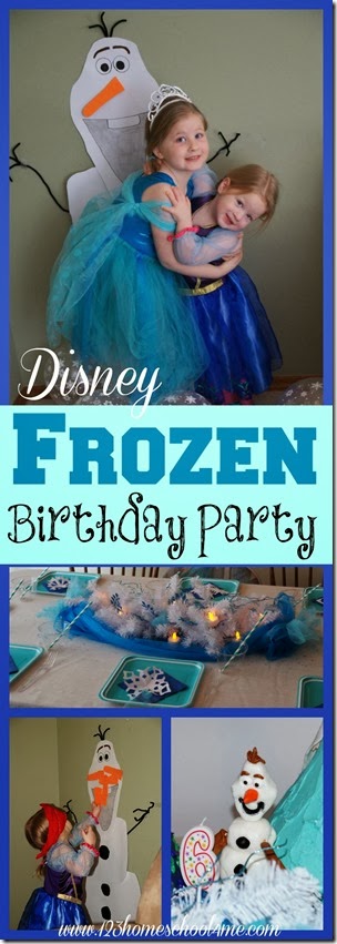 Disney Frozen Birthday Party Ideas for Kids - Includes clever frozen crafts, frozen activities, frozen games, and frozen decorations featuring frozen olaf lunch, frozenj party games, frozen Ana & Elsa cakes, and more!