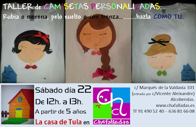 taller infantil de camisetas