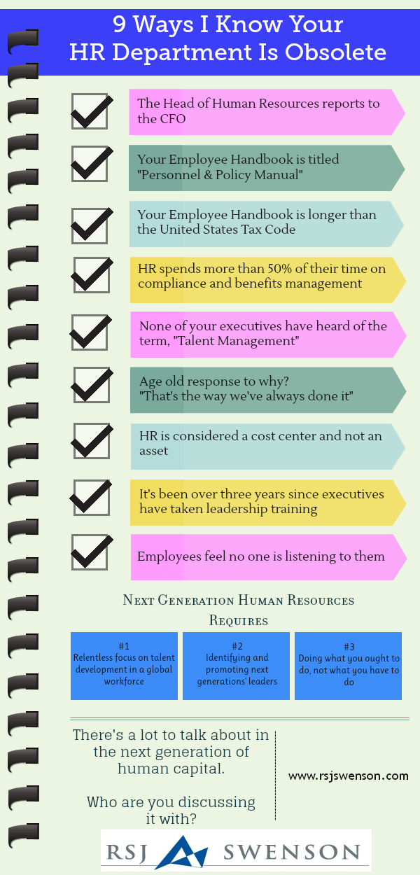... Century: 9 Ways I Know Your HR Department Is Obsolete (infographic