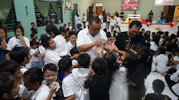  Berbagai Kasih Paskah, Bupati Tamba Rayakan Bersama Anak anak Panti Asuhan