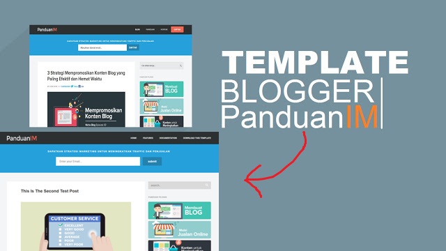 Free Template Blogspot Mirip Blog PanduanIM