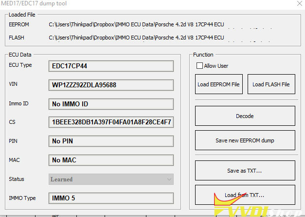 Adapt Porsche Used BCM with VVDI Prog and VVDI2