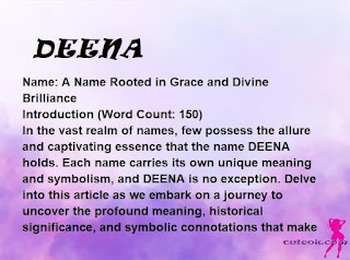 meaning of the name "DEENA"