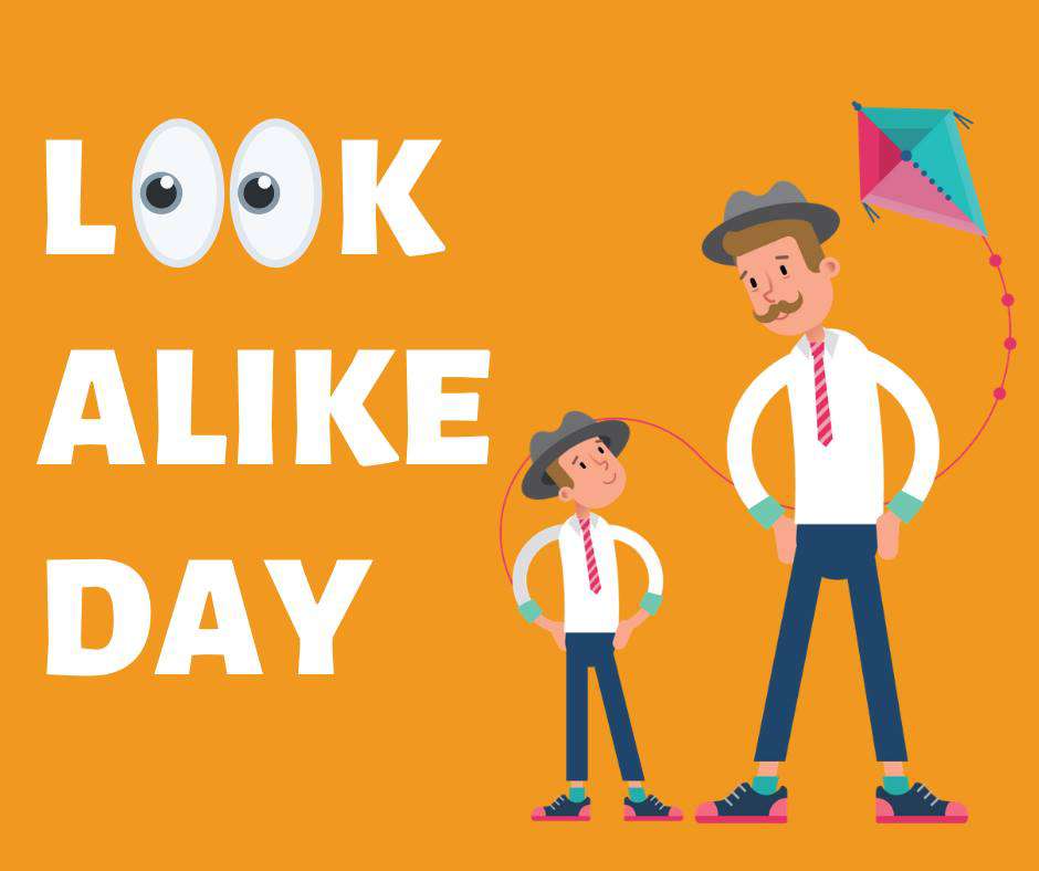 National Look-Alike Day Wishes Images