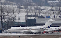 Bombardier BD-700-1A10 Global Express N18WF, Airport Kraków