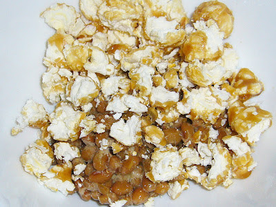 納豆にG.H.CRETORS Caramel Corn