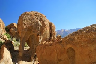 Elephant Rock di Brandberg Mountain, Namibia