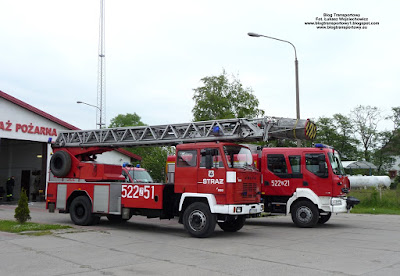 Jelcz 415 drabina, 522[Z]51, ZSL 14544; Renault Midlum, 522[Z]21, ZS 2513U, Darłowo