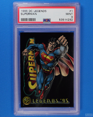 1995 SkyBox : DC Legends '95 Power Chrome - #1 - Hall of Heroes: Superman