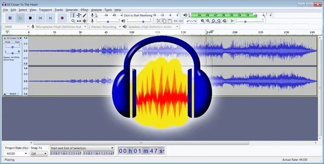 Audacity أفضل برنامج تسجيل وتصفية الصوت من التشويش