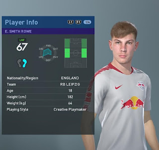 PES 2019 Faces Emile Smith Rowe