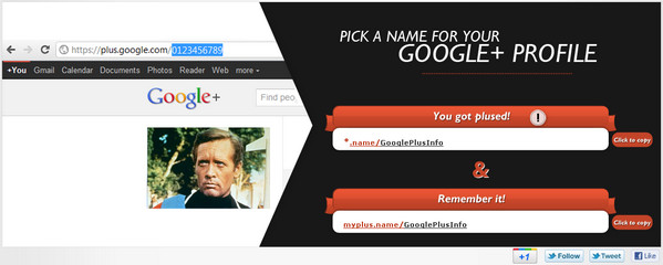 10 Sites to Create Shortened Google Plus Profile URL: MyPlus.name