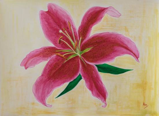 Lily - 4, painting by Anjuli Minocha (www.indiaart.com)