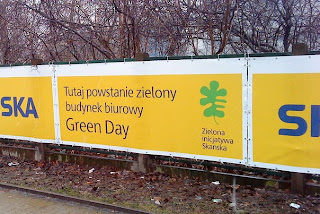 Zielony budynek we Wrocławiu