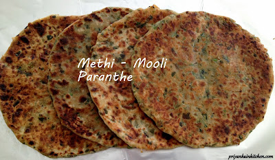 Fenugreek Radish Parantha